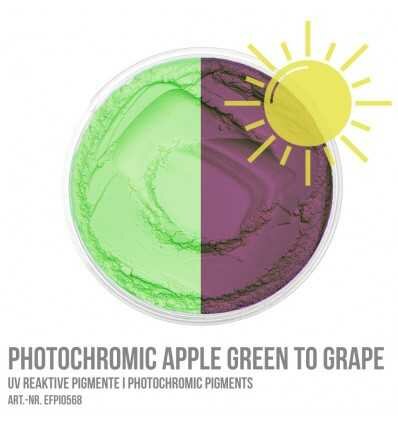 Photochromic Apple Green to Grape UV Pigment