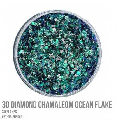 3D Diamond Chamaleon Ocean Flake 5g