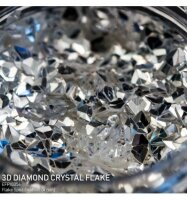 3D Diamond Crystal Flake