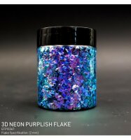 3D Neon Purplish Flake