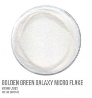 Golden Green Galaxy Micro Flake 25g