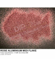 Rose Aluminium Midi Flake 25g