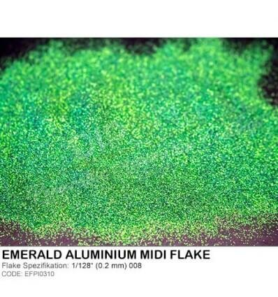 Emerald Aluminium Midi Flake 25g