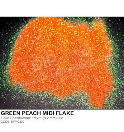 Green Peach Midi Flake 25g