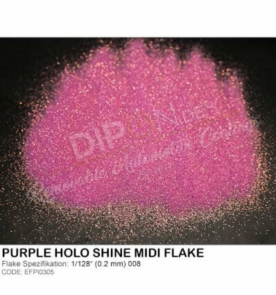 Purple Holo Shine Midi Flake 25g