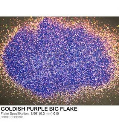 Goldish Purple Holo Big Flake 25g