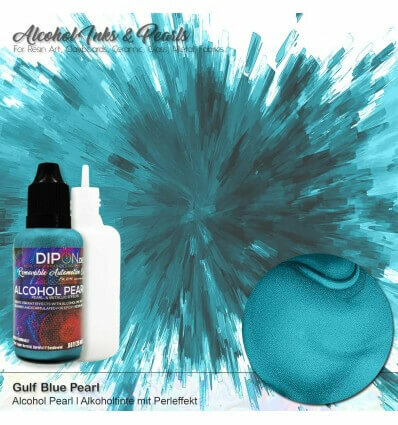 GULF BLUE ALCOHOL PEARL INK