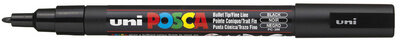 Posca Pigmentmarker einzeln 0,9 - 1,3mm ( PC3M ) schwarz