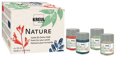 KREUL Kreativfarbe Nature, 4 x 50 ml Set