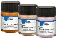 KREUL Acryl-Metallicfarbe, rosegold, 20 ml