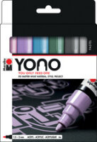 Marabu Acrylmarker "YONO", 1,5 - 3,0 mm, 6er Set PASTEL