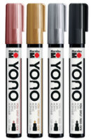 Marabu Acrylmarker "YONO", 1,5 - 3,0 mm, 4er...