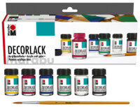 Marabu Acryllack Decorlack, Starter-Set, 6 x 15 ml