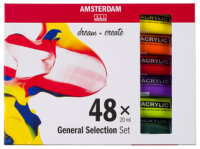 ROYAL TALENS Acrylfarbe AMSTERDAM General Selection, 48x20ml