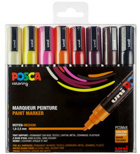 POSCA Pigmentmarker PC-5M, 8er Box, warme Farben