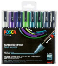 POSCA Pigmentmarker PC-5M, 8er Box, kalte Farben