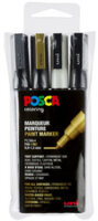 POSCA Pigmentmarker PC-3M, 4er Box