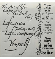 The Art of Life Stencil