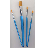 Artist Brush Set, round, flat