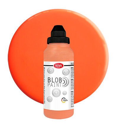 Blob Paint, Neon Orange