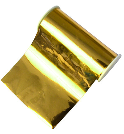 Metalleffekt-Folie 200 x 6,4 cm Gold