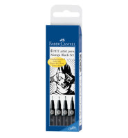 Zeichenmarker FC Pitt Artist Pen Brush Manga 4-teiliges...