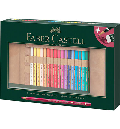 Rollenbeutel Faber-Castell Polychromos Bleistifte 30 Stï¿½ck