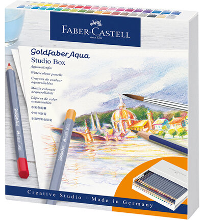 Aquarellstift Faber-Castell Goldfaber Atelierbox 38 + 3 Stï¿½ck