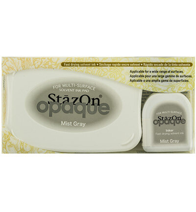 StazOn - Opakes Stempelkissen & Tintenpatrone Mist Grey