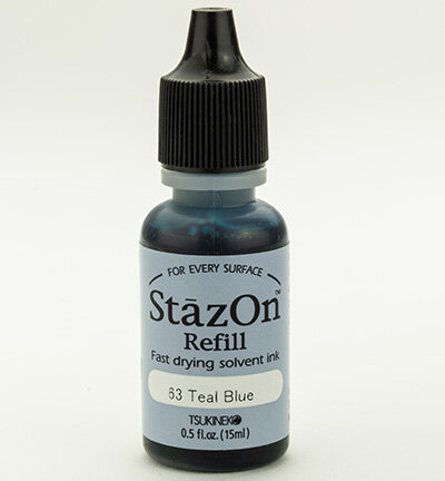 StazOn Inker Refill-Petrol Blau