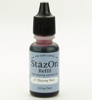 StazOn Inker Refill-Blazing Red