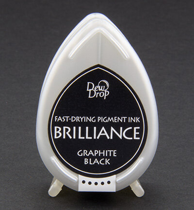 Brilliance Tautropfen - Graphitschwarz