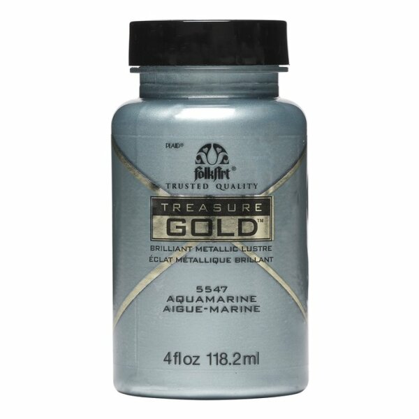 FolkArt Treasure Gold - Aquamarine 118ml