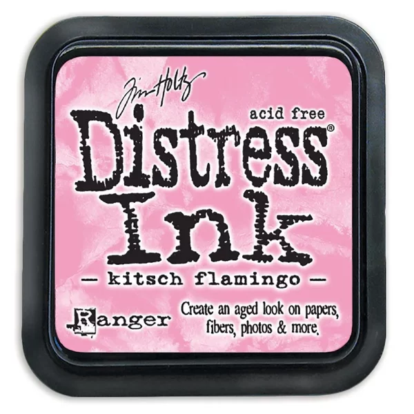 Ranger Distress ink pad Kitsch flamingo