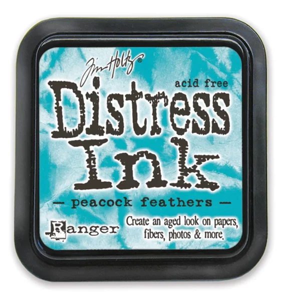 Ranger Distress ink pad Peacock feathers