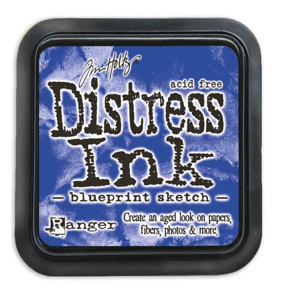 Ranger Distress ink pad Blueprint sketch