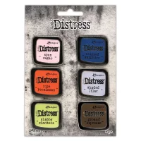 Ranger Distress ink pad Pin set 6